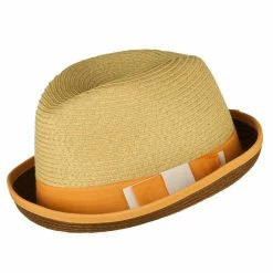 Jeanne Simmons Men's Double Bow Band Fedora 16 Jeanne Simmons Men's Double Bow Band Fedora -Adams Shop db001tf beige 5