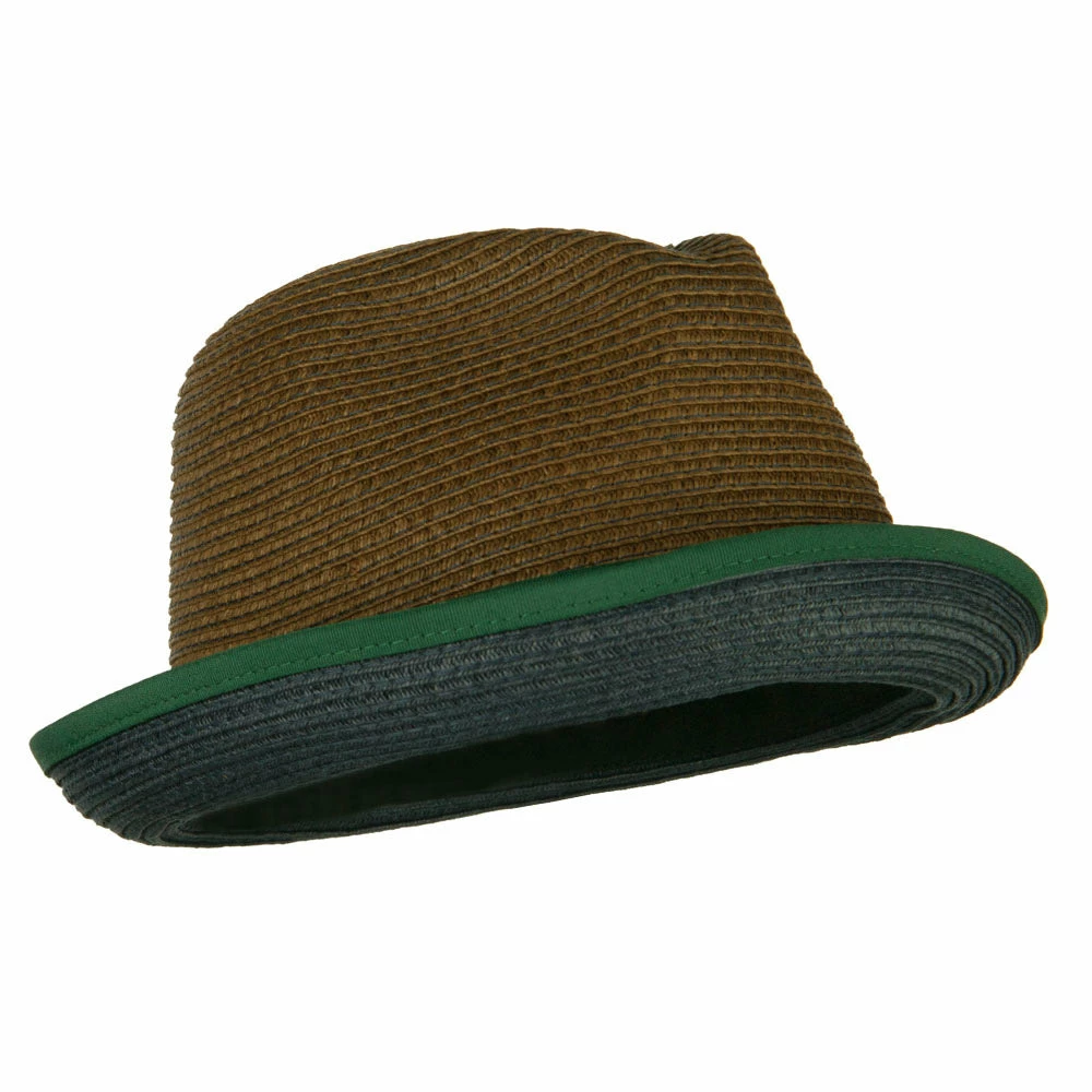 Jeanne Simmons Men's Double Bow Band Fedora 11 Jeanne Simmons Men's Double Bow Band Fedora - Image 9