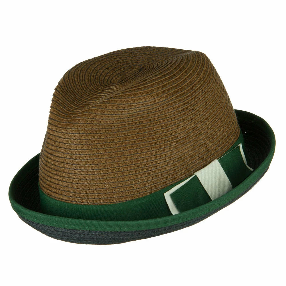 Jeanne Simmons Men's Double Bow Band Fedora 12 Jeanne Simmons Men's Double Bow Band Fedora - Image 10