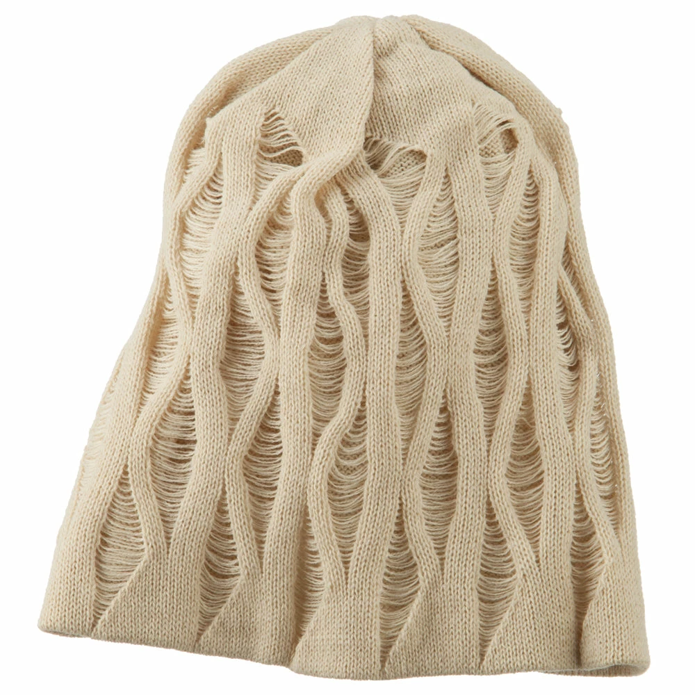 Rasta World Deep Crown Distressed Reversible Beanie 17 Rasta World Deep Crown Distressed Reversible Beanie - Image 15