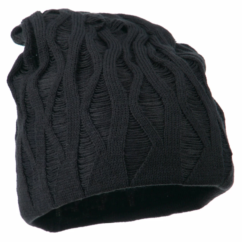 Rasta World Deep Crown Distressed Reversible Beanie 26 Rasta World Deep Crown Distressed Reversible Beanie - Image 24