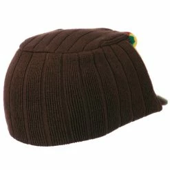 Rasta World Military Beanie Visor -Adams Shop db030cs brown ryg 2