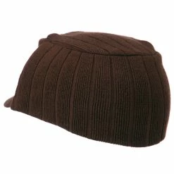 Rasta World Military Beanie Visor -Adams Shop db030cs brown ryg 3