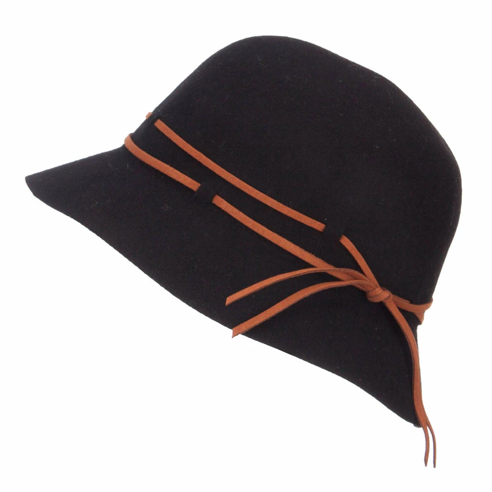 Jeanne Simmons Women's Double Tie Wool Cloche Hat 12 Jeanne Simmons Women's Double Tie Wool Cloche Hat - Image 10