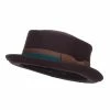 Jeanne Simmons Men's Wool Felt Pork Pie Fedora