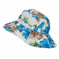 MG Ladies Wide Brim Floral Hat 26 MG Ladies Wide Brim Floral Hat -Adams Shop df002cr blue 5