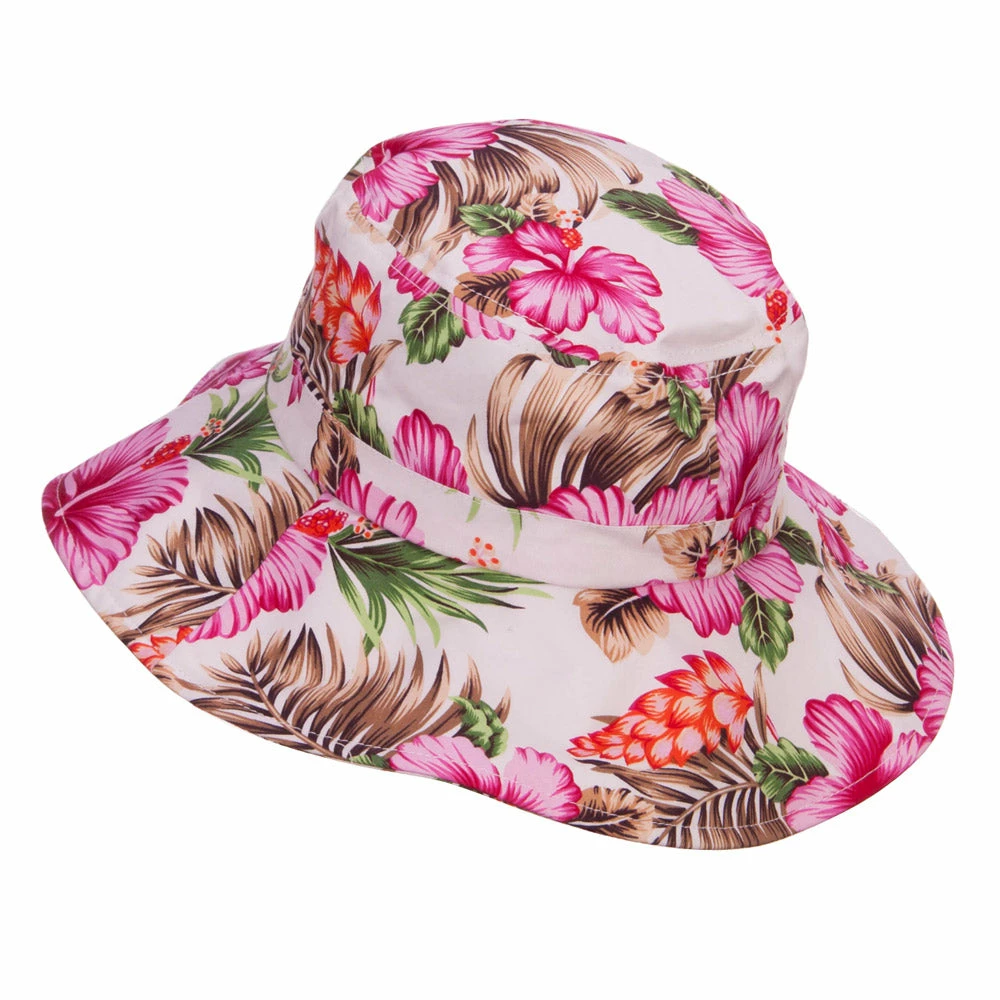 MG Ladies Wide Brim Floral Hat 14 MG Ladies Wide Brim Floral Hat - Image 12