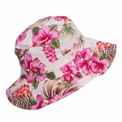 MG Ladies Wide Brim Floral Hat 29 MG Ladies Wide Brim Floral Hat -Adams Shop df003cr pink 3