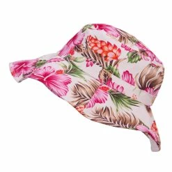 MG Ladies Wide Brim Floral Hat 31 MG Ladies Wide Brim Floral Hat -Adams Shop df003cr pink 5