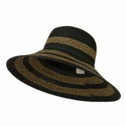 Something Special Two Tone Paper Braid Wide Brim Hat