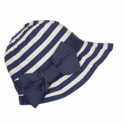 Jeanne Simmons Girl's Spiral Design Bow Bucket Hat -Adams Shop dl001bh blue 5