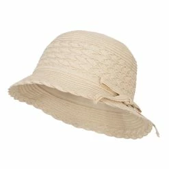 Jeanne Simmons Girl's Paper Braid Ribbon Bucket Hat