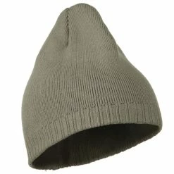 Outdoor Decorative Ribbed Short Beanie -Adams Shop dr003bs 4