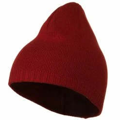 Outdoor Decorative Ribbed Short Beanie -Adams Shop dr006bs 1