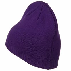 Outdoor Decorative Ribbed Short Beanie -Adams Shop dr009bs 2