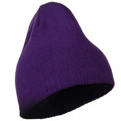 Outdoor Decorative Ribbed Short Beanie -Adams Shop dr009bs 4