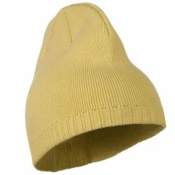 Outdoor Decorative Ribbed Short Beanie -Adams Shop dr012bs 4