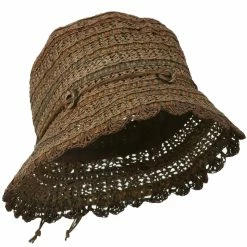 Jeanne Simmons Women's Toyo Cloche Hat With Swirl Detail -Adams Shop ds001cr 4