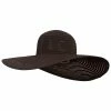 MG Ladies Fashion Wide Brim Hat -Adams Shop dw001fw brown 1
