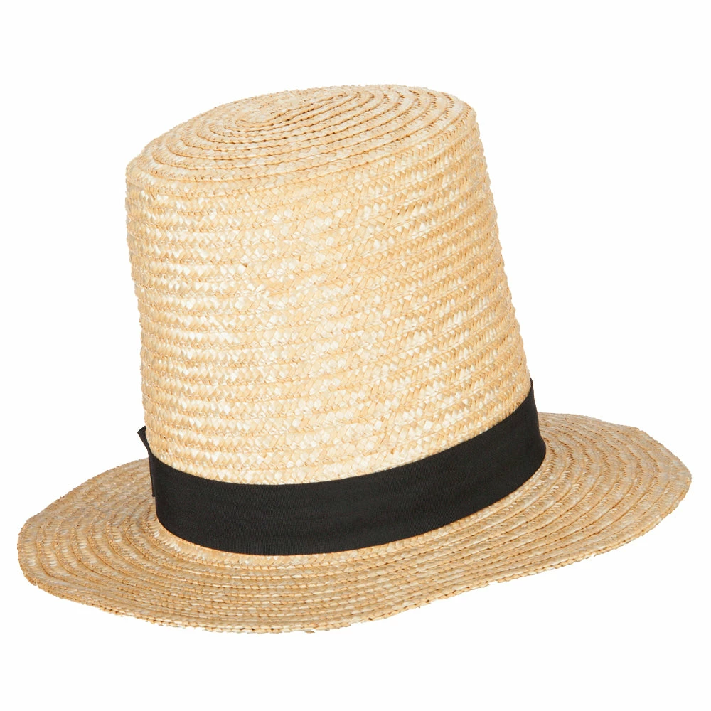 Something Special Extra High Wheat Straw Fedora Top Hat 5 Something Special Extra High Wheat Straw Fedora Top Hat - Image 3