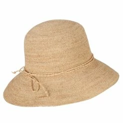 Jeanne Simmons Women's Raffia Weave Cloche Hat -Adams Shop en001cl natural 3