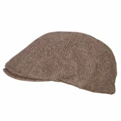 MG Men's Polyester Wool Blend Ivy Cap -Adams Shop ep001ic brown 5