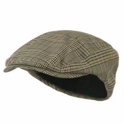 MG Elastic Plaid Fashion Ivy Cap