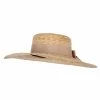 Jeanne Simmons Women's Fine Weave Straw Double Bow Trim Extra Large Brim Sun Hat