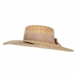Jeanne Simmons Women's Fine Weave Straw Double Bow Trim Extra Large Brim Sun Hat