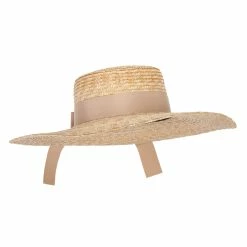 Jeanne Simmons Women's Fine Weave Straw Double Bow Trim Extra Large Brim Sun Hat -Adams Shop ew001fw natural 4