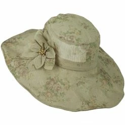 Jeanne Simmons Floral Design Woman's Hat -Adams Shop fd001cr 2