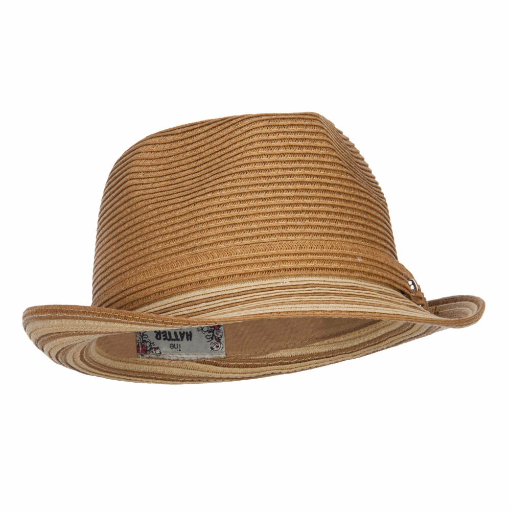 Hatiya Buckle Band Paper Braid Fedora 11 Hatiya Buckle Band Paper Braid Fedora - Image 9