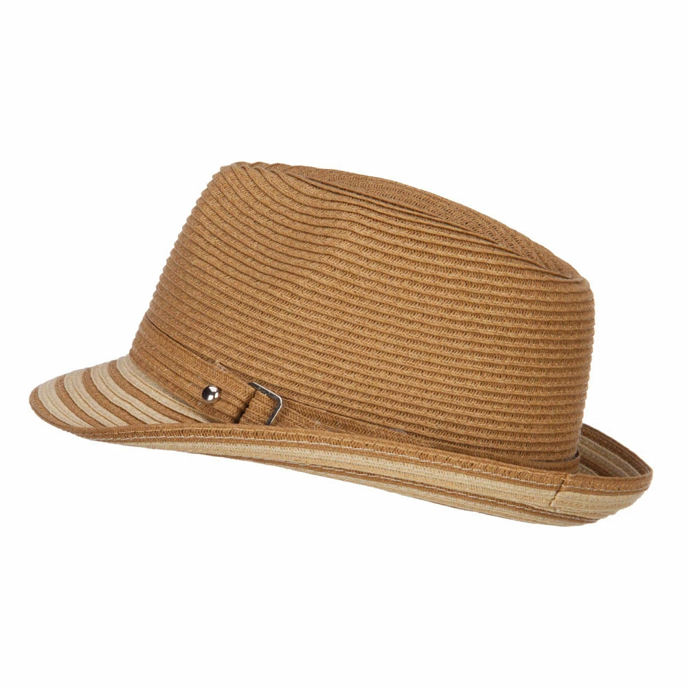 Hatiya Buckle Band Paper Braid Fedora 12 Hatiya Buckle Band Paper Braid Fedora - Image 10