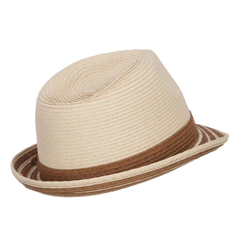 Hatiya Buckle Band Paper Braid Fedora 15 Hatiya Buckle Band Paper Braid Fedora - Image 13