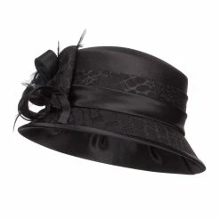 Something Special Cloche Flat Top Fashion Organza Hat