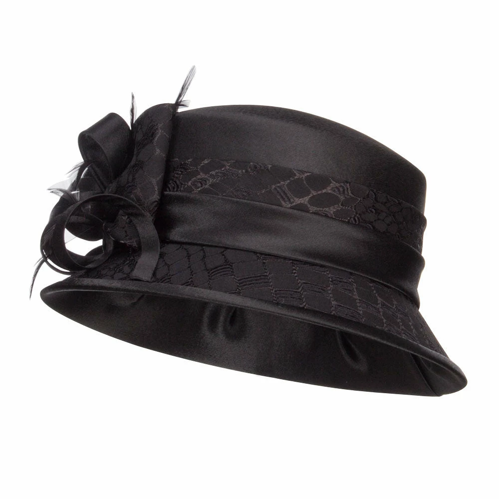 Something Special Cloche Flat Top Fashion Organza Hat 3 Something Special Cloche Flat Top Fashion Organza Hat