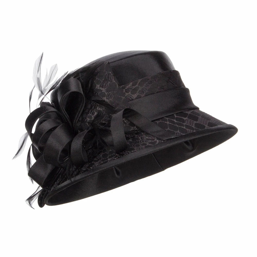 Something Special Cloche Flat Top Fashion Organza Hat 6 Something Special Cloche Flat Top Fashion Organza Hat - Image 4