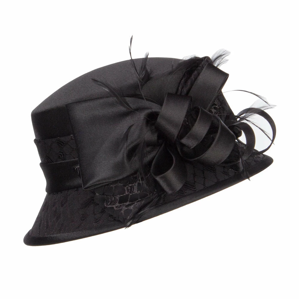 Something Special Cloche Flat Top Fashion Organza Hat 7 Something Special Cloche Flat Top Fashion Organza Hat - Image 5