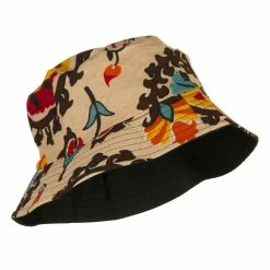 Jeanne Simmons Women's Floral Design Bucket Hat -Adams Shop fg002bh tapestry 4