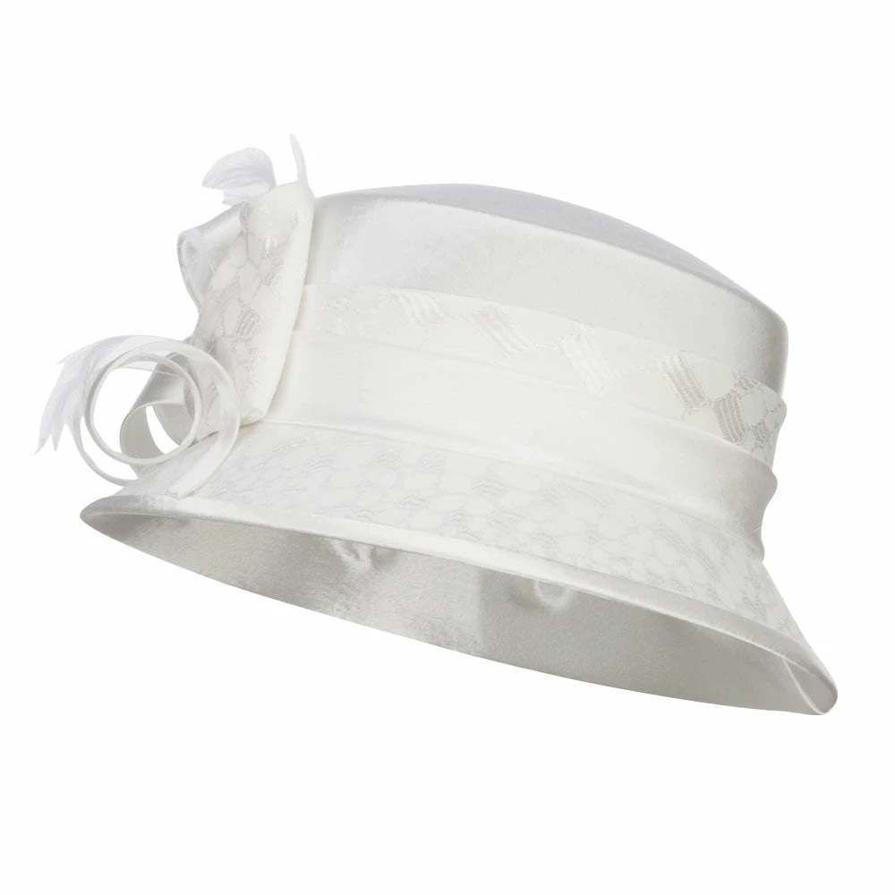 Something Special Cloche Flat Top Fashion Organza Hat 8 Something Special Cloche Flat Top Fashion Organza Hat - Image 6