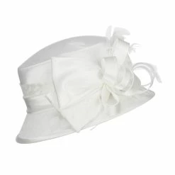 Something Special Cloche Flat Top Fashion Organza Hat 26 Something Special Cloche Flat Top Fashion Organza Hat -Adams Shop fg002fy cream 5