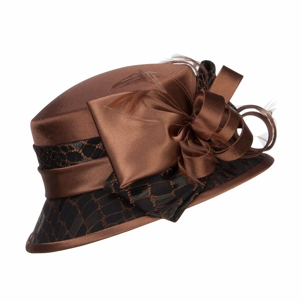 Something Special Cloche Flat Top Fashion Organza Hat 15 Something Special Cloche Flat Top Fashion Organza Hat - Image 13