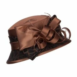 Something Special Cloche Flat Top Fashion Organza Hat 31 Something Special Cloche Flat Top Fashion Organza Hat -Adams Shop fg003fy pecan 5