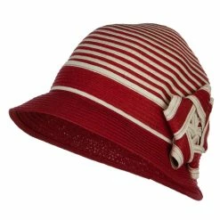Jeanne Simmons Star Ribbon Paper Striped Cloche