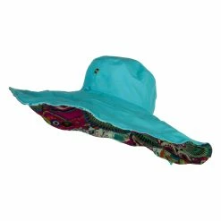 Jeanne Simmons Floral Lining Crushable Wired Hat -Adams Shop fl002cr fuchsia 1 1