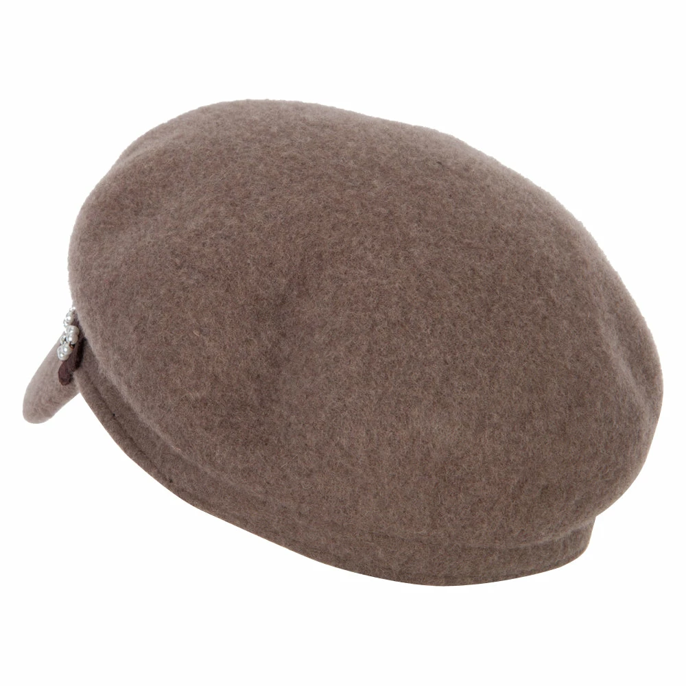 Jeanne Simmons Women's Flower Band Accented Wool Felt Newsboy Cap 19 Jeanne Simmons Women's Flower Band Accented Wool Felt Newsboy Cap - Image 17