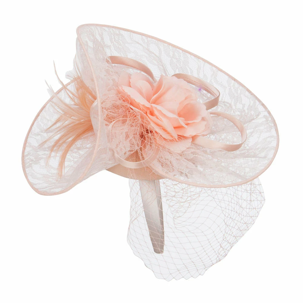 Something Special Fan Up Lace Flower Fascinator 18 Something Special Fan Up Lace Flower Fascinator - Image 16