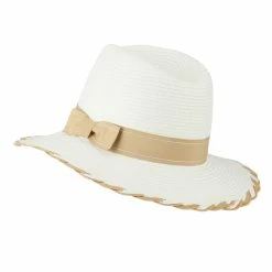 Something Special Floppy Grosgrain Hatband Panama Fedora 33 Something Special Floppy Grosgrain Hatband Panama Fedora -Adams Shop fu002cf white natural 2