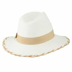 Something Special Floppy Grosgrain Hatband Panama Fedora 34 Something Special Floppy Grosgrain Hatband Panama Fedora -Adams Shop fu002cf white natural 3