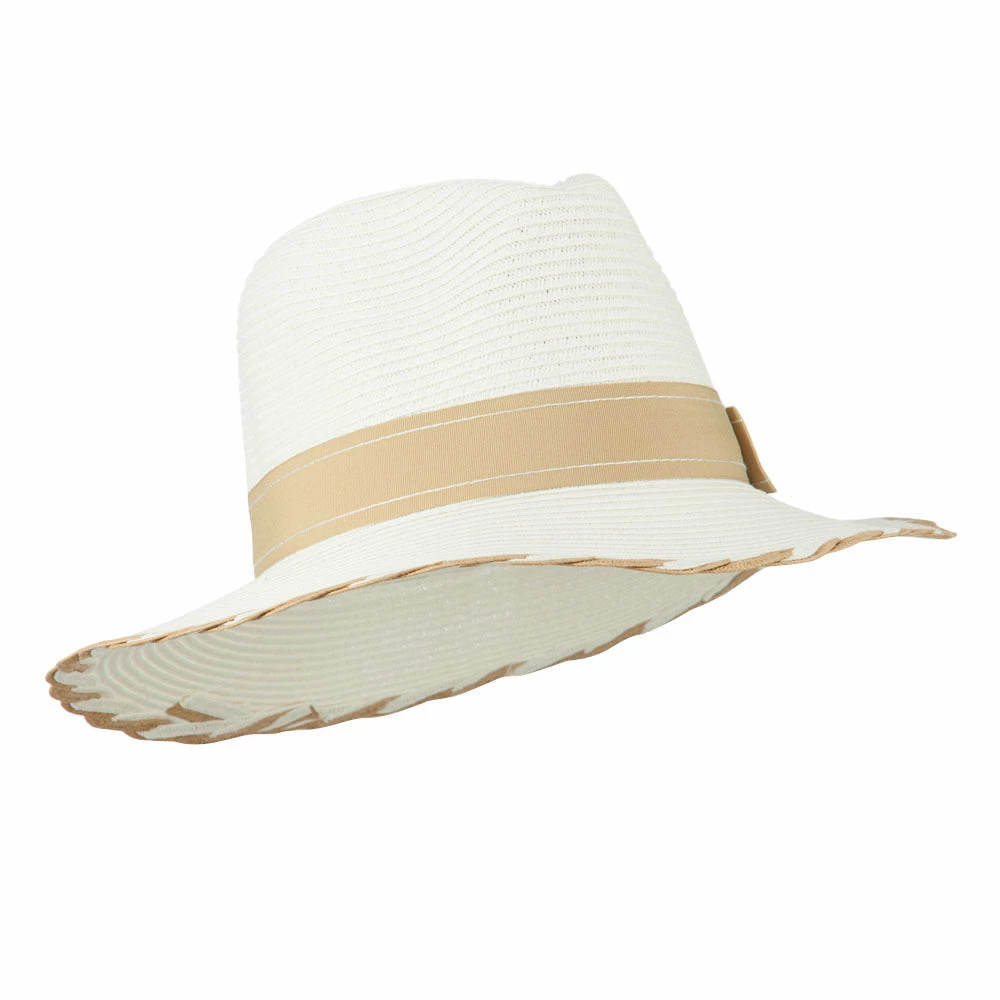 Something Special Floppy Grosgrain Hatband Panama Fedora 11 Something Special Floppy Grosgrain Hatband Panama Fedora - Image 9